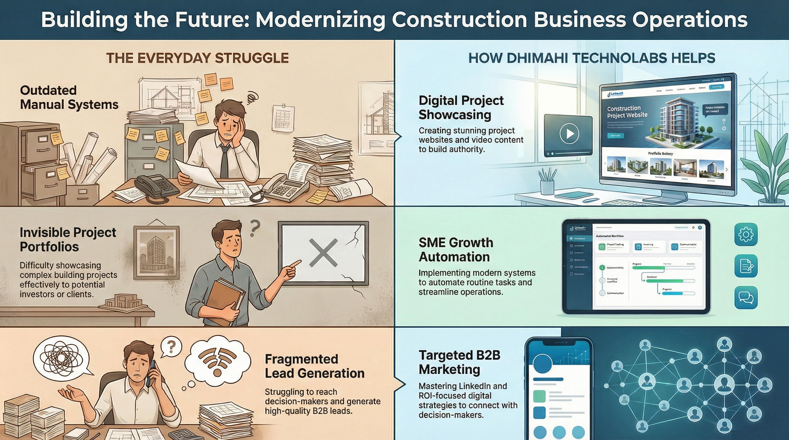 Construction & Building Professionals – infographic